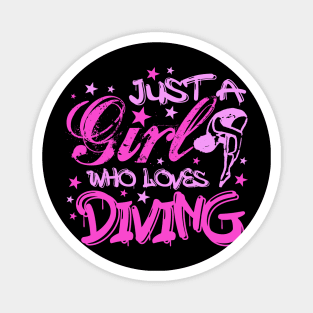 Funny Springboard Diving Quote Diver Gift for Girls Magnet